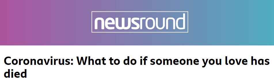 BBC Newsround: What to do if someone you love has died